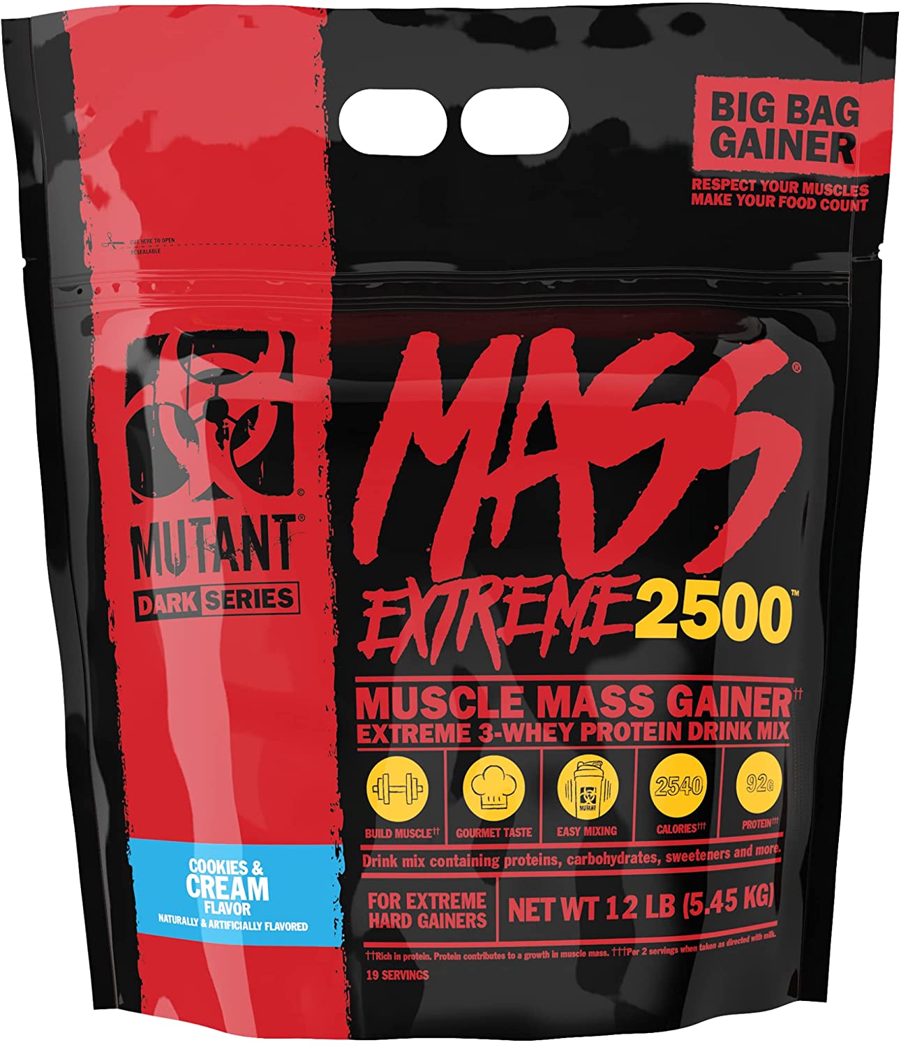 Mutant Mass XXXTREME 2500 - 5,45kg Cookies&Cream