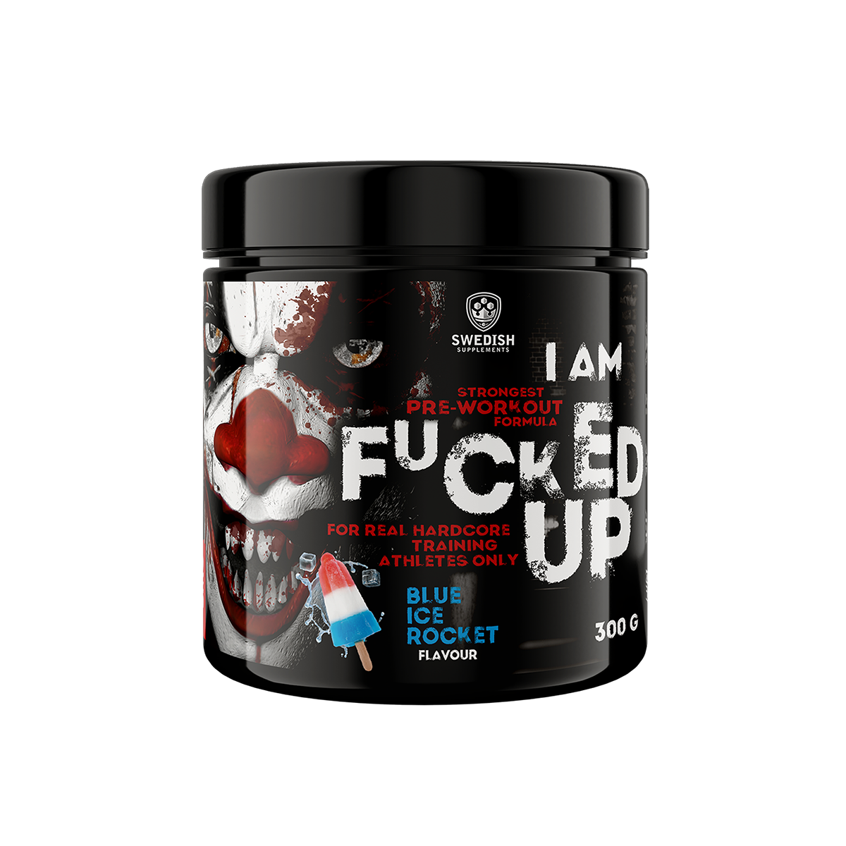 Swedish Supplements Fucked Up Joker 300g Blue Ice Rocket 