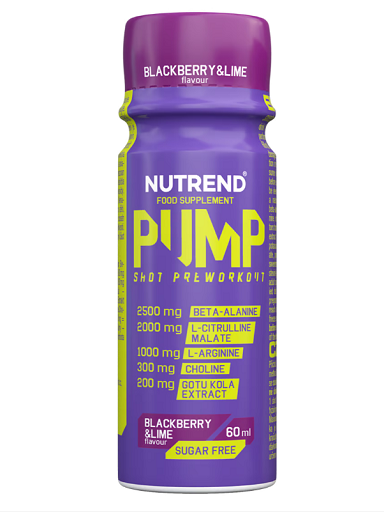 Nutrend PUMP Shot 20x60ml Broombeere+Limette