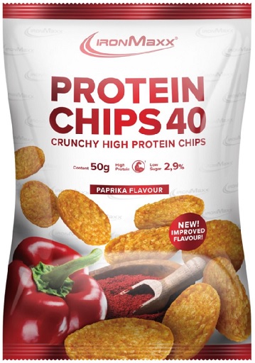 Ironmaxx Protein Chips 40 20x50g Salt & Pepper