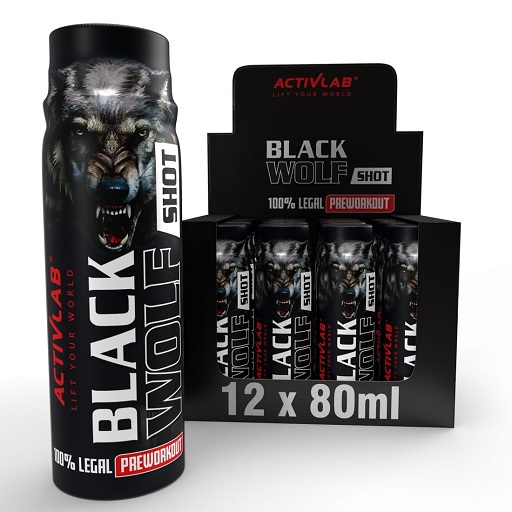 Activlab Black Wolf Shot Preworkout 12 x 80ml