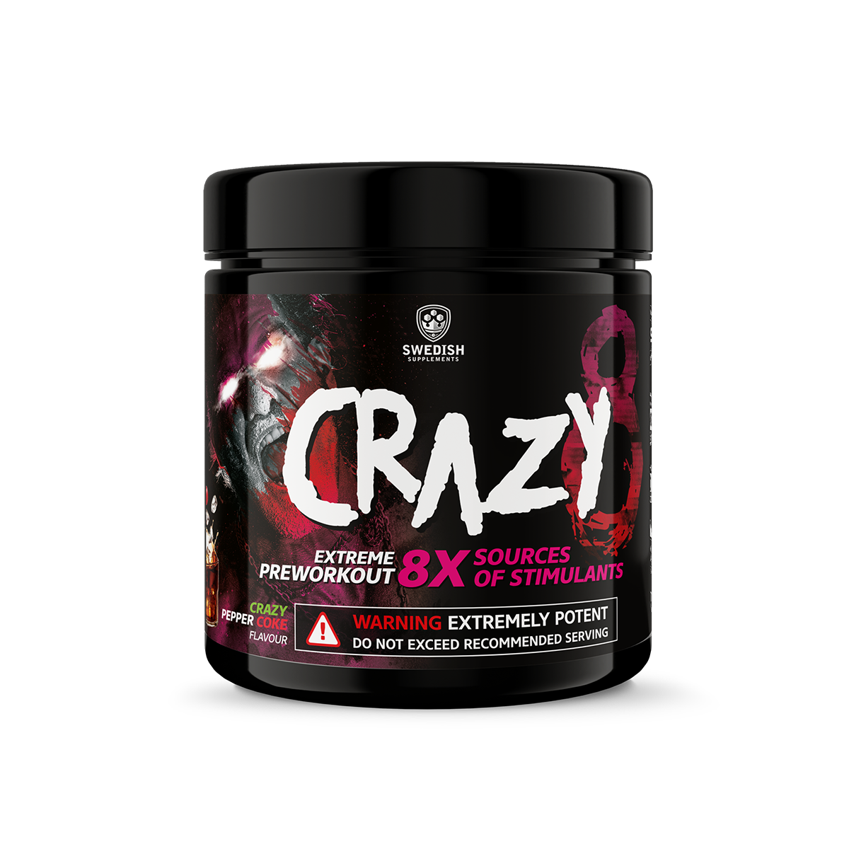 Swedish Supplements Crazy 8 PROBEN 10x10g