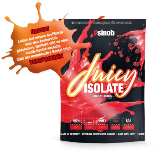 Sinob Juicy Isolate 1kg Eistee Pfirsich