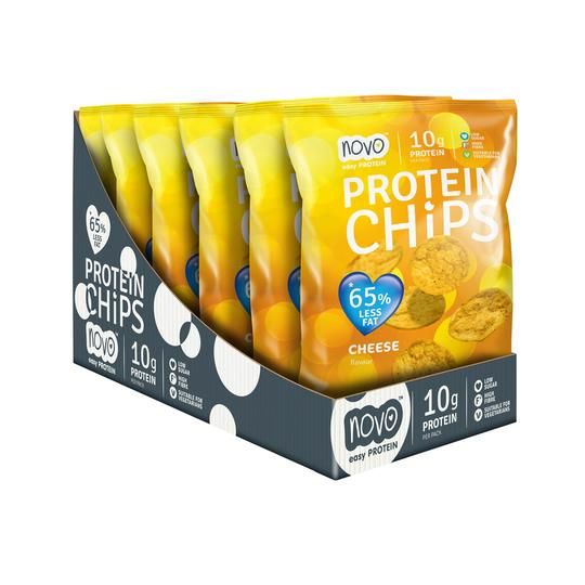 Novo Nutrition Protein Chips 6x30g BBQ