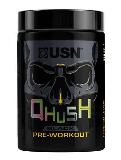 USN QHUSH Black Pre-Workout 220g (20 Serv.) Berry Blaze