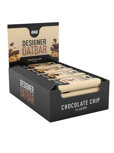 ESN Designer Oatbar Box 12x100g Chocolate Chip