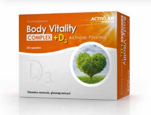 Activlab Body Vitality Complex + D3 30 Tabletten