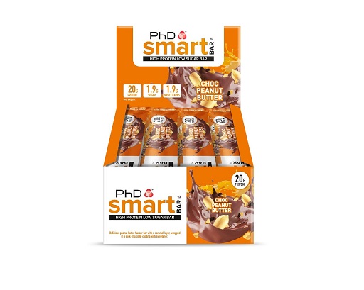 PhD Nutrition Smart Bar 12x64g Choc Peanut Butter