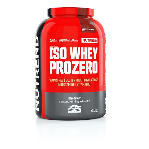 Nutrend ISO WHEY PROZERO 2250g chocolate brownie