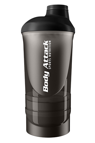 Body Attack Shaker ShakeOne 600ml Schwarz