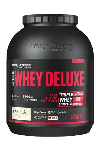 Body Attack Extreme Whey Deluxe 2,3kg Amarena Cherry Cream