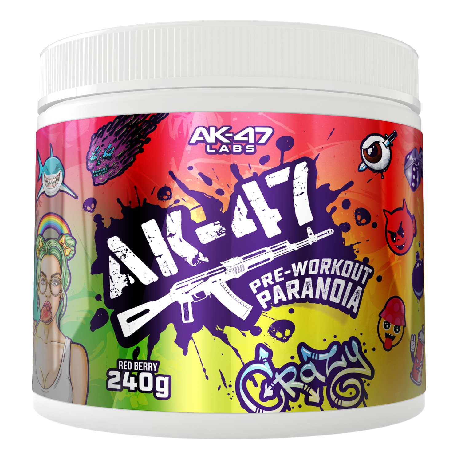 AK47 Labs Pre-Workout Paranoia - 240g Lemon Lime