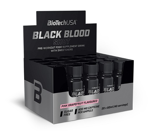 BioTech Black Blood Shot 20x60ml  PINK GRAPEFRUIT