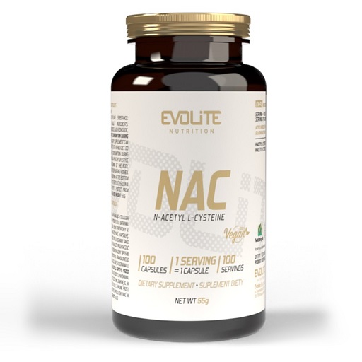 Evolite Nutrition N-Acety-L-Cysteine NAC 100 Caps