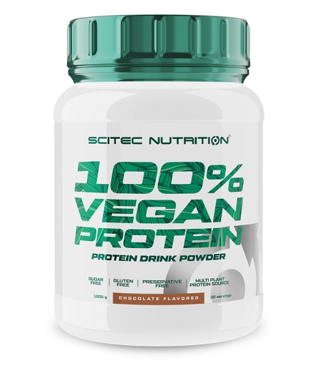 Scitec 100% Vegan Protein 1000g Schokolade