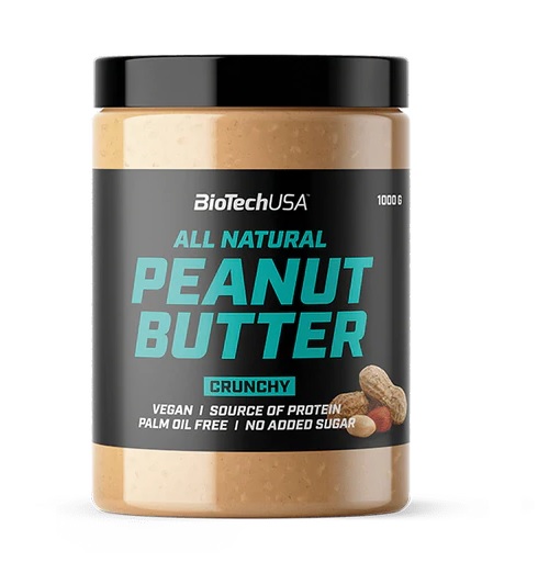 BioTech Peanut Butter 1000g Crunchy