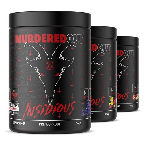 Murdered Out Insidious Preworkout 463g Bubblescum