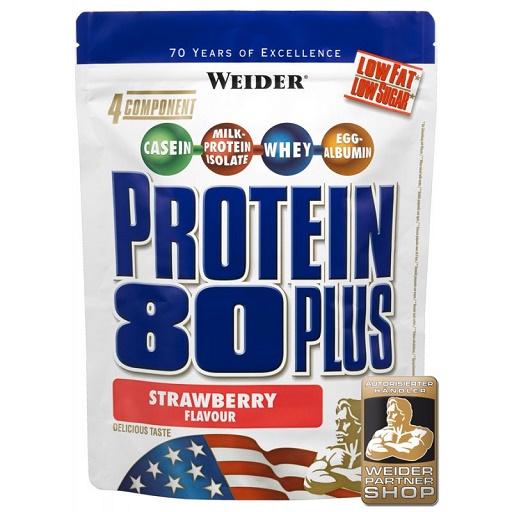 Weider Protein 80 Plus 500g Erdbeere