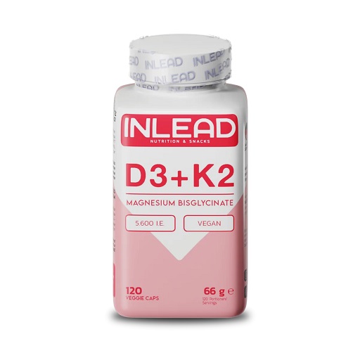 INLEAD Vitamin D3 + K2 + Magnesium 120 Kapseln