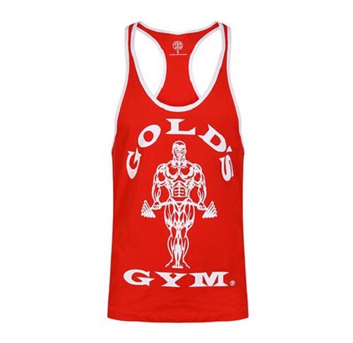 Golds Gym GGVTS004 Stringer Joe Contrast - Red/White S