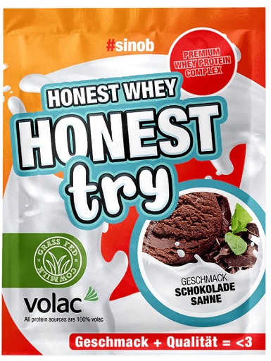 Honest Whey+ Try 5x30g SAMPLES Eiskaffee