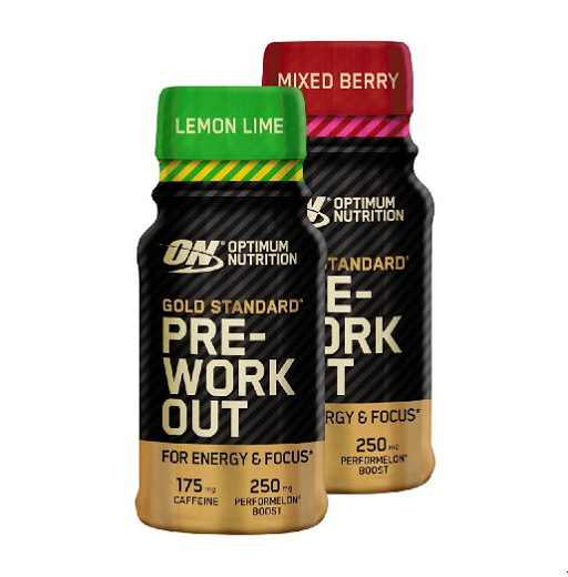 Optimum Nutrition Gold Standard Pre-Workout Shot 12x60ml Mixed Berry