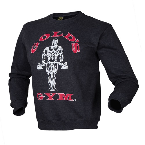 Gold´s Gym Crewneck Sweater - charcoal/dunkelgrau S