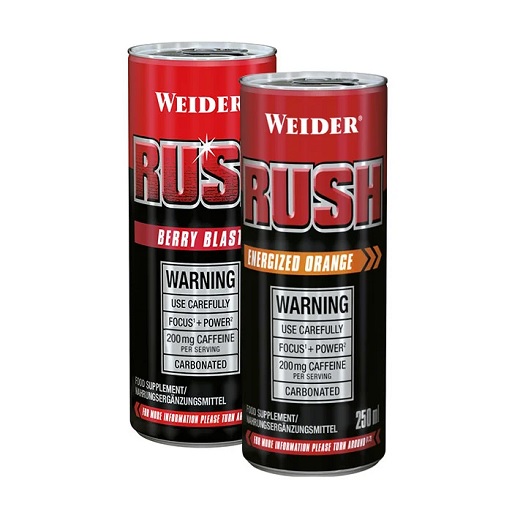 Weider Rush RTD 24x250ml Dose Berry Blast