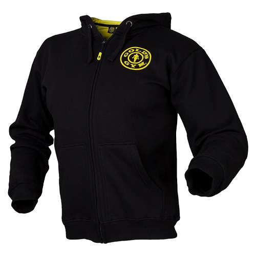 Gold´s Gym Muscle Joe Zip Hoodie - schwarz S