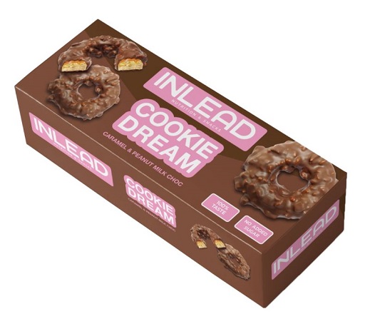 INLEAD Cookie Dream Caramel & Peanut 125g Milk Choc