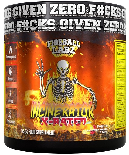 Fireball Labz Incinerator X-Rated 165g Twisted (Raspberry-Mango)