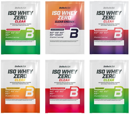 BioTech Iso Whey Zero Clear PROBEN 10x25g Red Berry