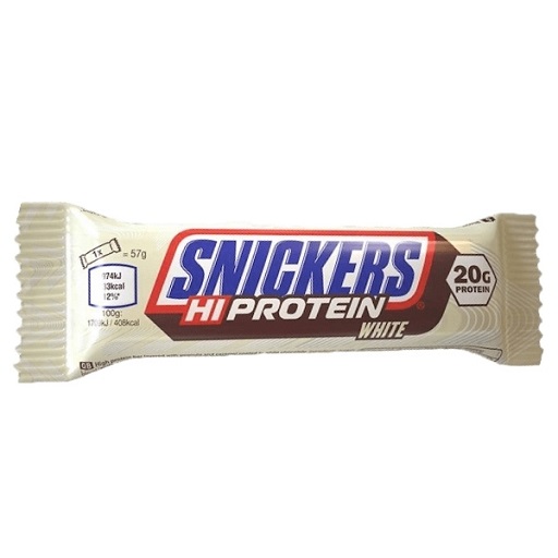 Snickers HI Protein White Bar EINZELN 57g