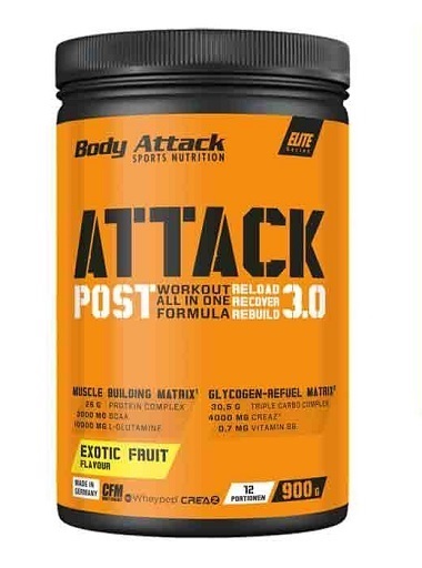 Body Attack POST ATTACK 3.0 900g Orange