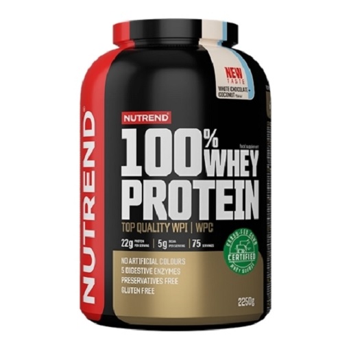 Nutrend 100% Whey Protein 2250g Karamell Latte