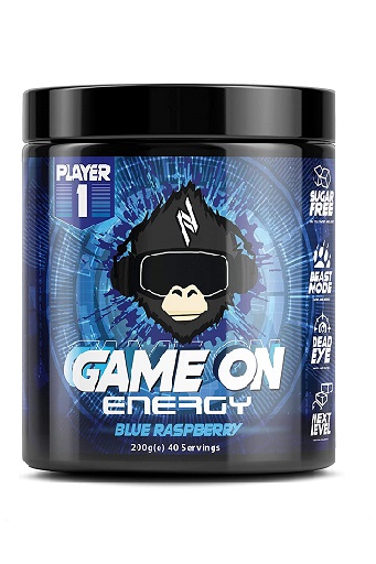 Player 1 - Game On Gaming Energy 200g Blue Raspberry