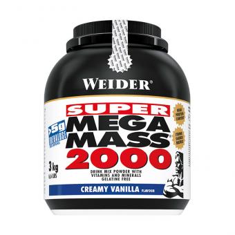 Weider Mega Mass 2000 - 3,0kg Vanille