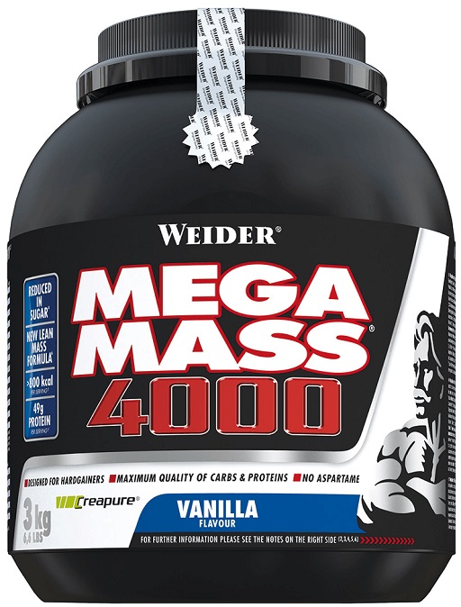 Weider Mega Mass 4000 - 3,0kg Schokolade